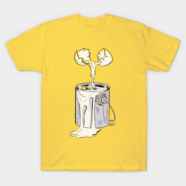 Eggs in the paint two T-Shirt by LilyMakesArt